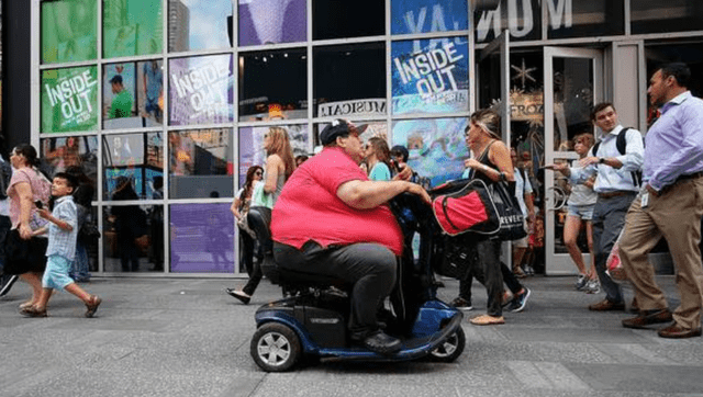 La obesidad es un problema que aqueja a Estados Unidos, producto del consumo de alimentos procesados. Foto: AFP   