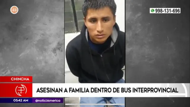 Asesino fue identificado como Salomón Quispe Mamani. Foto: Captura America Noticias   