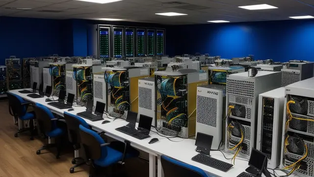 Minar es resolver problemas matemáticos antes que otro para poder trasladarlo a tu bloque (blockchain) y recibir una doble recompensa: btc y su propiedad.    