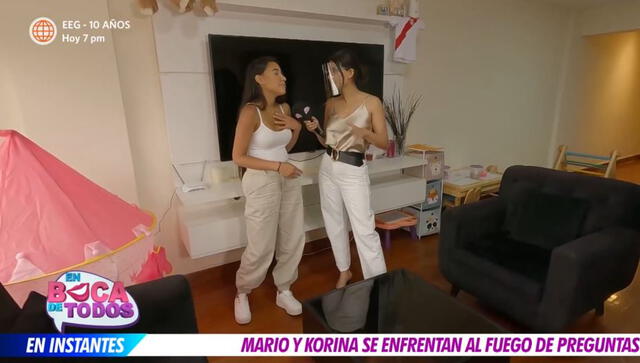 Samahara Lobatón presenta su hogar. Foto: captura/América TV