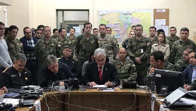 Sebastián Piñera se dirige a Chile. Foto: Captura.