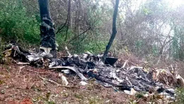 Sostienen que esos son los restos del avión. Foto: difusión