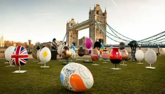  La Semana Santa en todo Reino Unido termina con la Egg Roll Race. Foto: Nativos<br>    