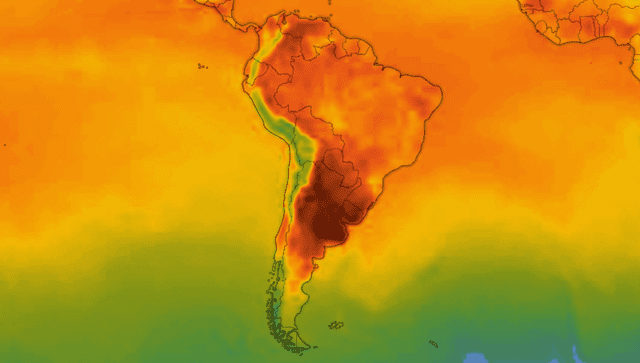 La presencia del fenómeno de El Niño es la causante principal de las altas temperaturas en Sudamérica. Foto: National Geographic.   