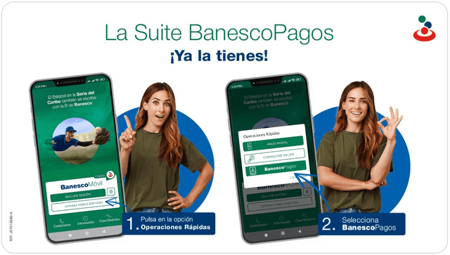 Banesco ofrece la Suite BanescoPagos a sus clientes. Foto: Banesco Banco Universal/X   