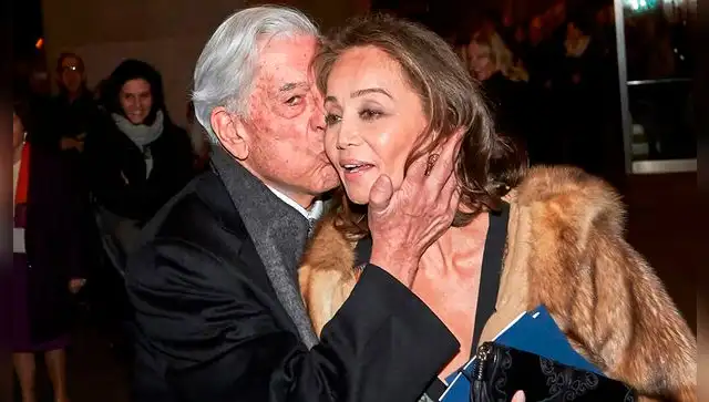 Mario Vargas Llosa se mostraba afectuoso con Isabel Preysler.   