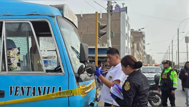 Sicarios disparan contra transporte público. Foto: Silvana Quiñonez/LR. Sicarios disparan contra transporte público. Foto: Silvana Quiñonez/LR.