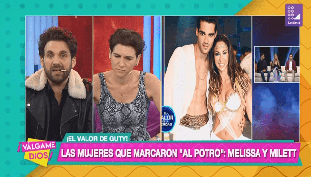 Rodrigo González y Gigi Mitre se disculpan en vivo con Melissa Loza 