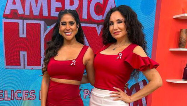 Melissa Paredes y Janet Barboza trabajaban juntas en "América hoy"