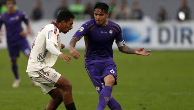 Juan Manuel Vargas jugó en Lima ante la 'U'. Foto: Copa Euroamericana