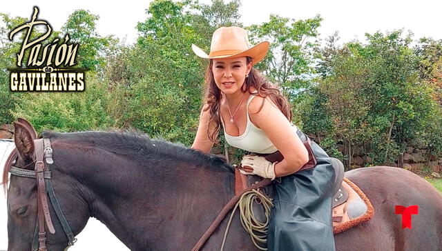 Natasha Klauss de "Pasión de gavilanes" le cuenta a todos los fans el gusto en común con Sarita Elizondo. Foto: composición/Telemundo