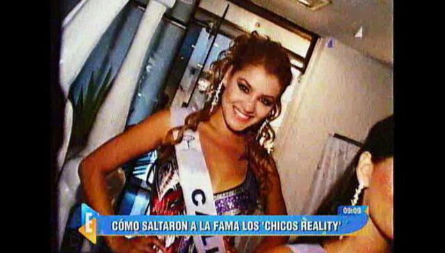 Michelle Soifer fue parte de un concurso de belleza. Foto: captura/Latina