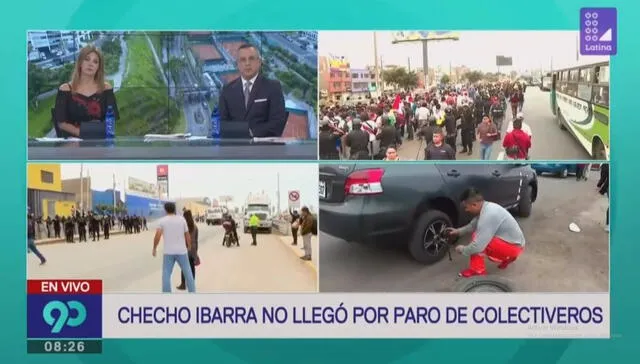 'Checho' Ibarra confesó sentir miedo al toparse con los manifestantes