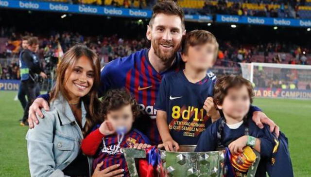 Lionel Messi, Antonela Roccuzzo, hijos
