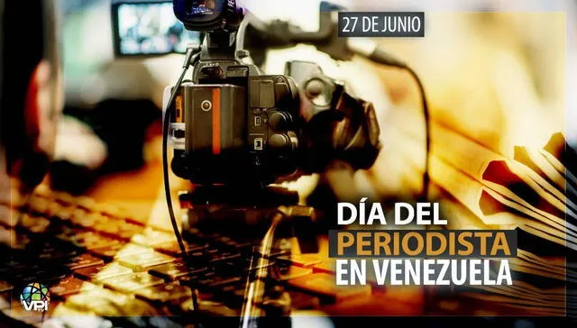 Este 27 de junio, se celebra el Día del periodista venezolano. Foto: VPI TV   