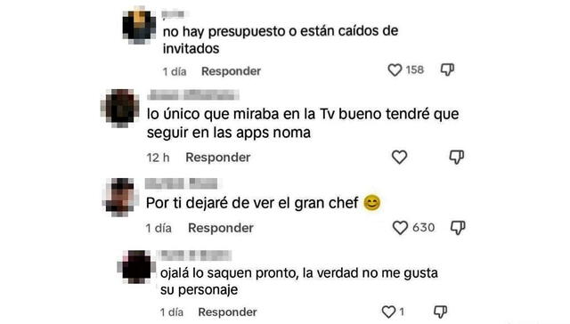  Usuarios critican a nuevo 'jale' de 'El gran chef: famosos'. Foto: TikTok   