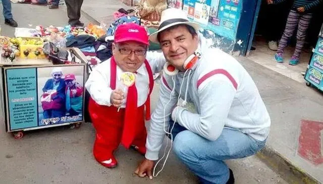   Fernando del Águila now sells his products in Jirón de la Unión.  Photo: LR/broadcast composition 