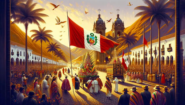  Semana Santa en Perú finaliza el 31 de marzo. Foto: IA   