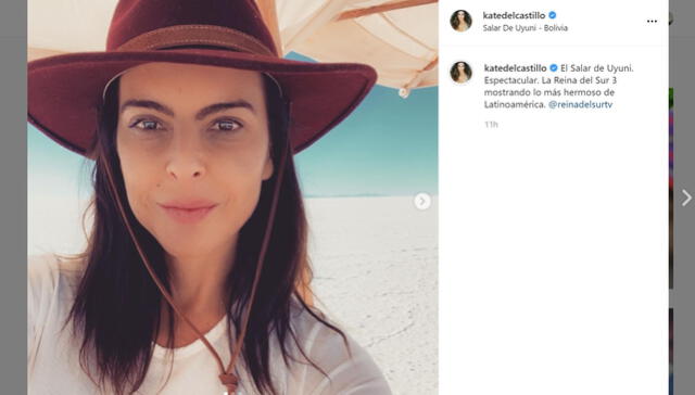 Kate del Castillo vía Instagram. Foto: Instagram/@katedelcastillo