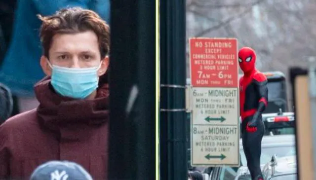 Spider-Man cuenta con un ligero cambio en su traje. Foto: Just Jared