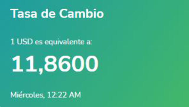 El portal Yummy Dólar estableció el precio del dólar a 11,86 bolívares en Venezuela. Foto: captura/yummy-dolar.web.app