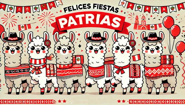  ¡Felices Fiestas Patrias, Perú! Foto: IA   