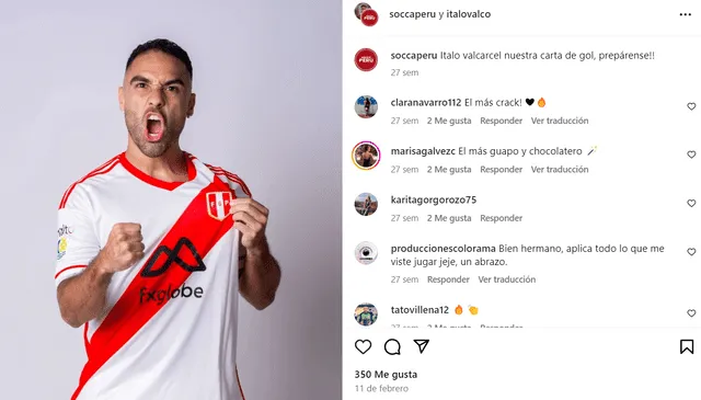 Anuncian a Ítalo Valcárcel como la figura del equipo. Foto: Instagram   