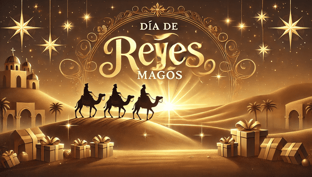 Expresa tu gratitud hacia tus seres queridos a través de tarjetas del Día de Reyes Magos. Foto: IA   