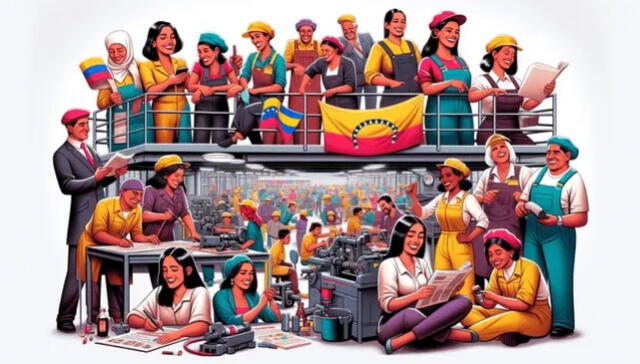 Envía las mejores imágenes por el Día del Trabajador. Foto: IA   