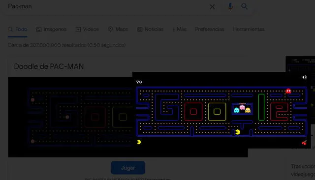 Pac-Man de Google