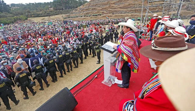 Pedro Castillo en Cusco. Foto: Presidencia