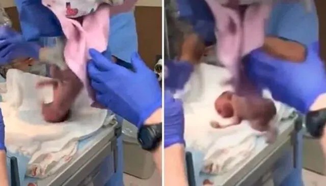 Tragedia: un médico suelta de cabeza a recién nacida frente a sus padres [VIDEO]