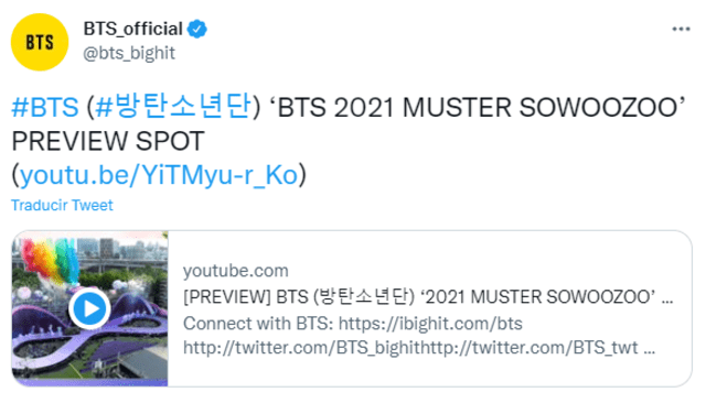 BTS Muster Sowoozoo 2021 DVD preorden spot fanmeeting