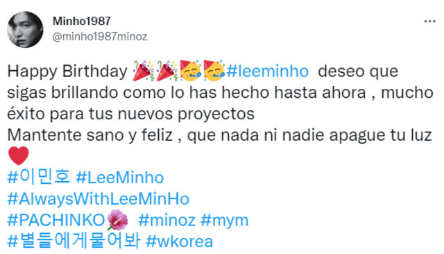 Lee Min Ho cumpleaños Minoz fans