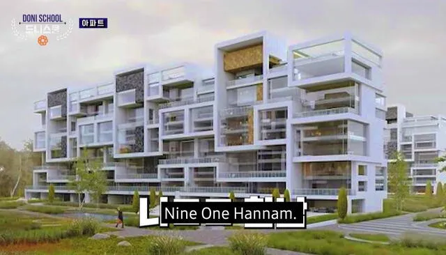 Nine One Hannam, complejo de apartamentos. Foto: Naver   