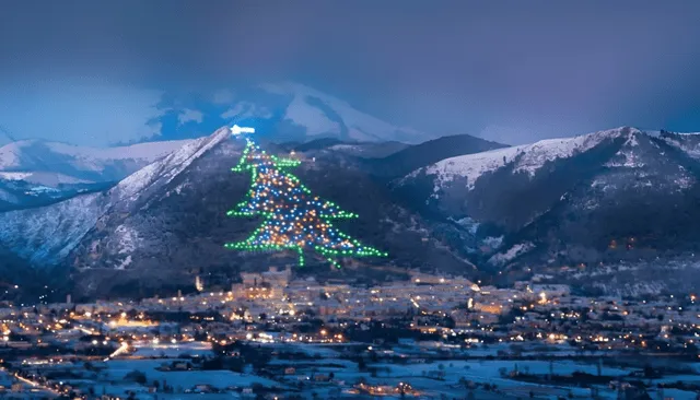 Árbol de Navidad, Sudamérica, Argentina, Italia, Perú, viral, árbol navideño más grande del mundo