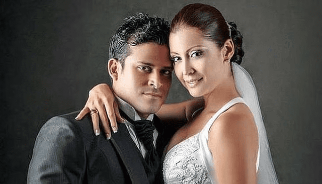 Christian Domínguez y Karla Tarazona se casaron simbólicamente en el año 2014. Foto: Instagram   