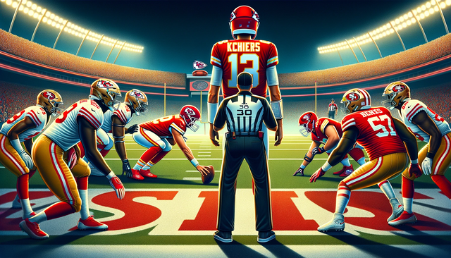 Kansas City Chiefs y San Francisco 49ers se enfrentarán en esta edición del Super Bowl. Foto: composición IA   