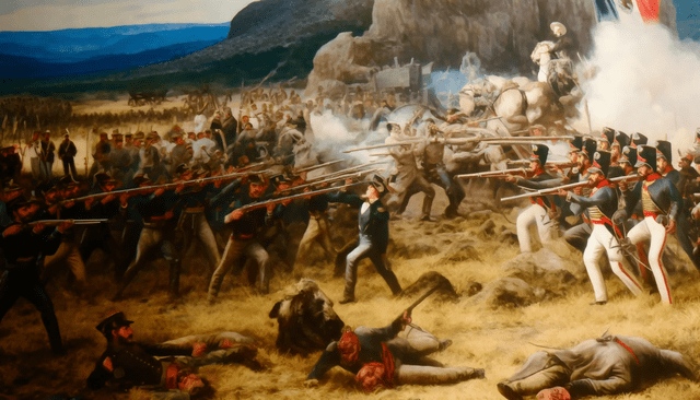 México ganó la batalla de Pueblo y logró el retroceso de la armada francesa. Foto IA   