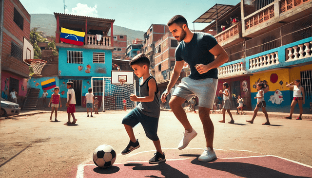 El Día del Padre en Venezuela se celebra este domingo 16 de junio de 2024. Foto: Dall-E