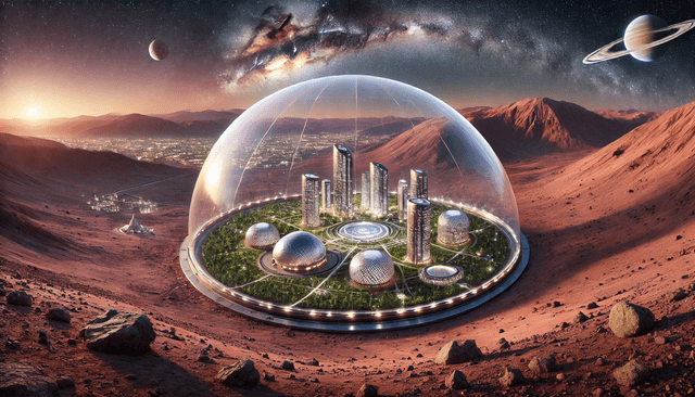 Starship transportaría a 100 pasajeros a Marte durante cada viaje que sucedería cada 2 años, según afirmó Musk. Foto: IA Starship transportaría a 100 pasajeros a Marte durante cada viaje que sucedería cada 2 años, según afirmó Musk. Foto: IA