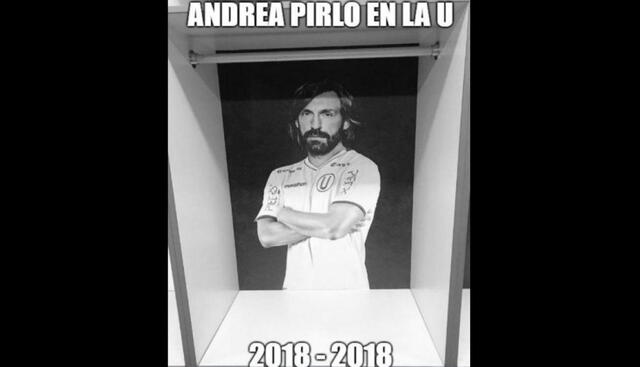Los memes por la cancelación del partido de la ‘U’ con Andrea Pirlo