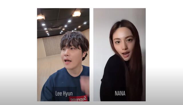 Lee Hyun y Nana en video de Big Hit Labels