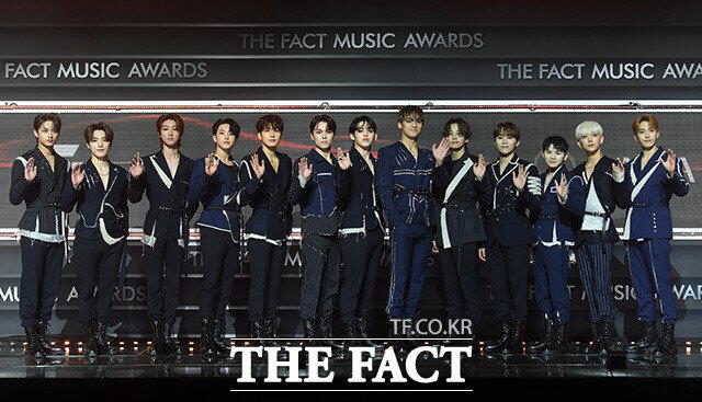 SEVENTEEN en 2020 TMA The Fact Music Awards. Foto: The Fact