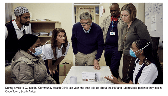 Foto: captura en GatesNotes Foto: captura en GatesNotes