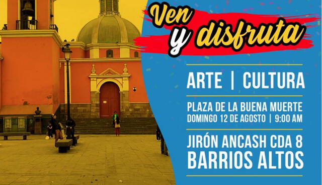 FestiBarrio: Festival de arte y cultura se estrena en Barrios Altos