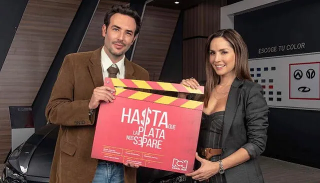 Carmen Villalobos y Sebastián Martínez protagonizan esta divertida comedia romántica.  Foto: RCN