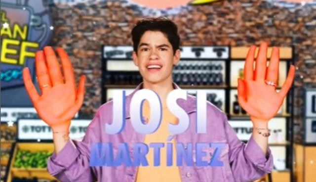 Josi Martínez es la sorpresa de esta temporada al ser el primer tiktoker del programa. Foto: El gran chef: famosos/Instagram   