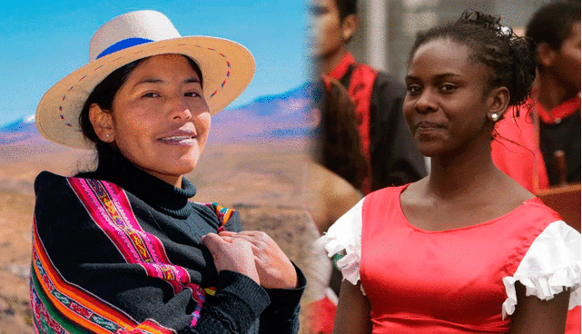 El porcentaje de peruanos que se identifican con orígenes indígenas, aumentó. Foto: composición LR/Andina/Afroféminas.    