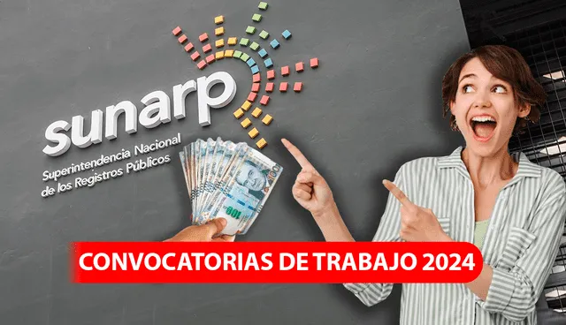 Sunarp lanza convocatoria de trabajo a nivel nacional. Foto: difusión   